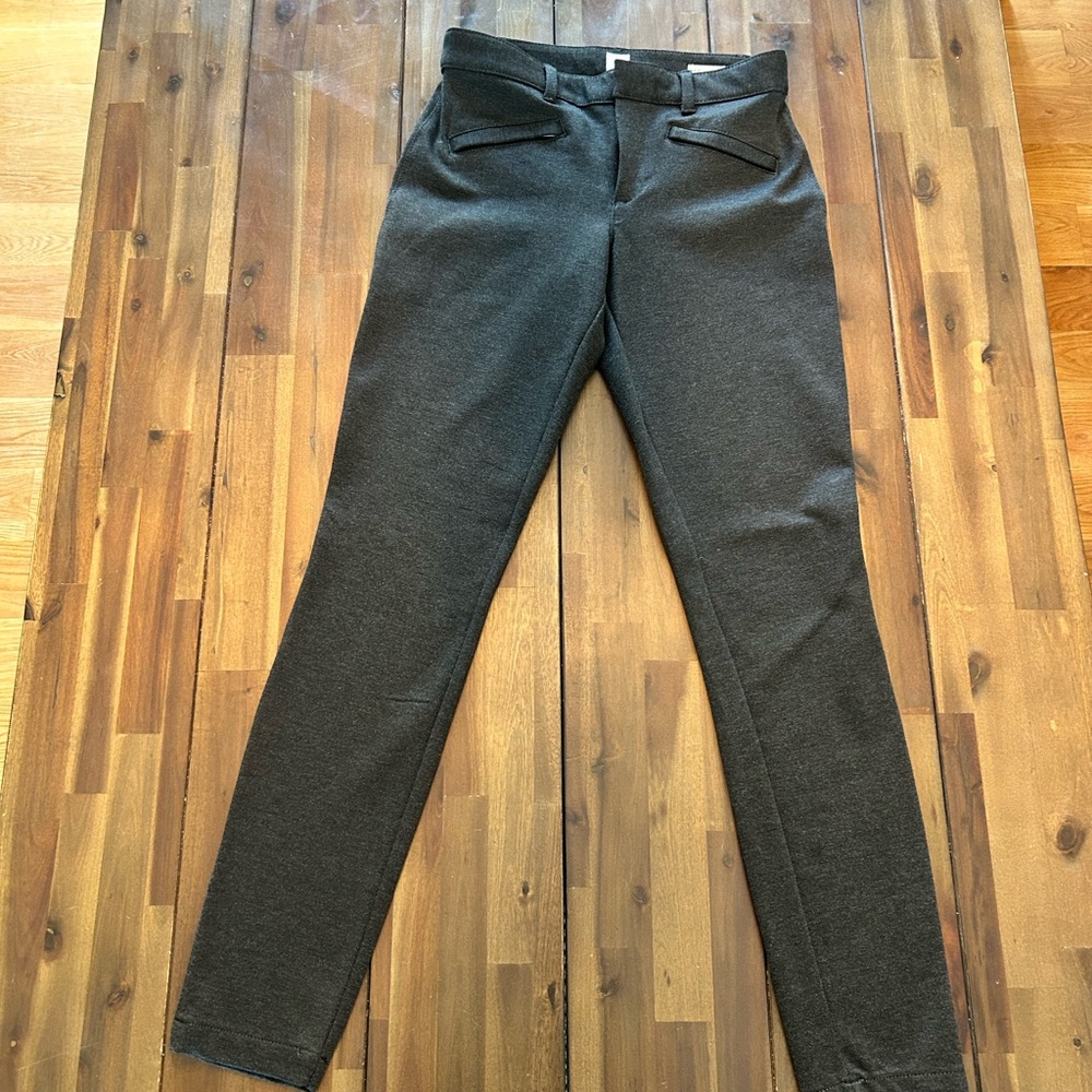 GAP Charcoal Skinny Ankle Pants